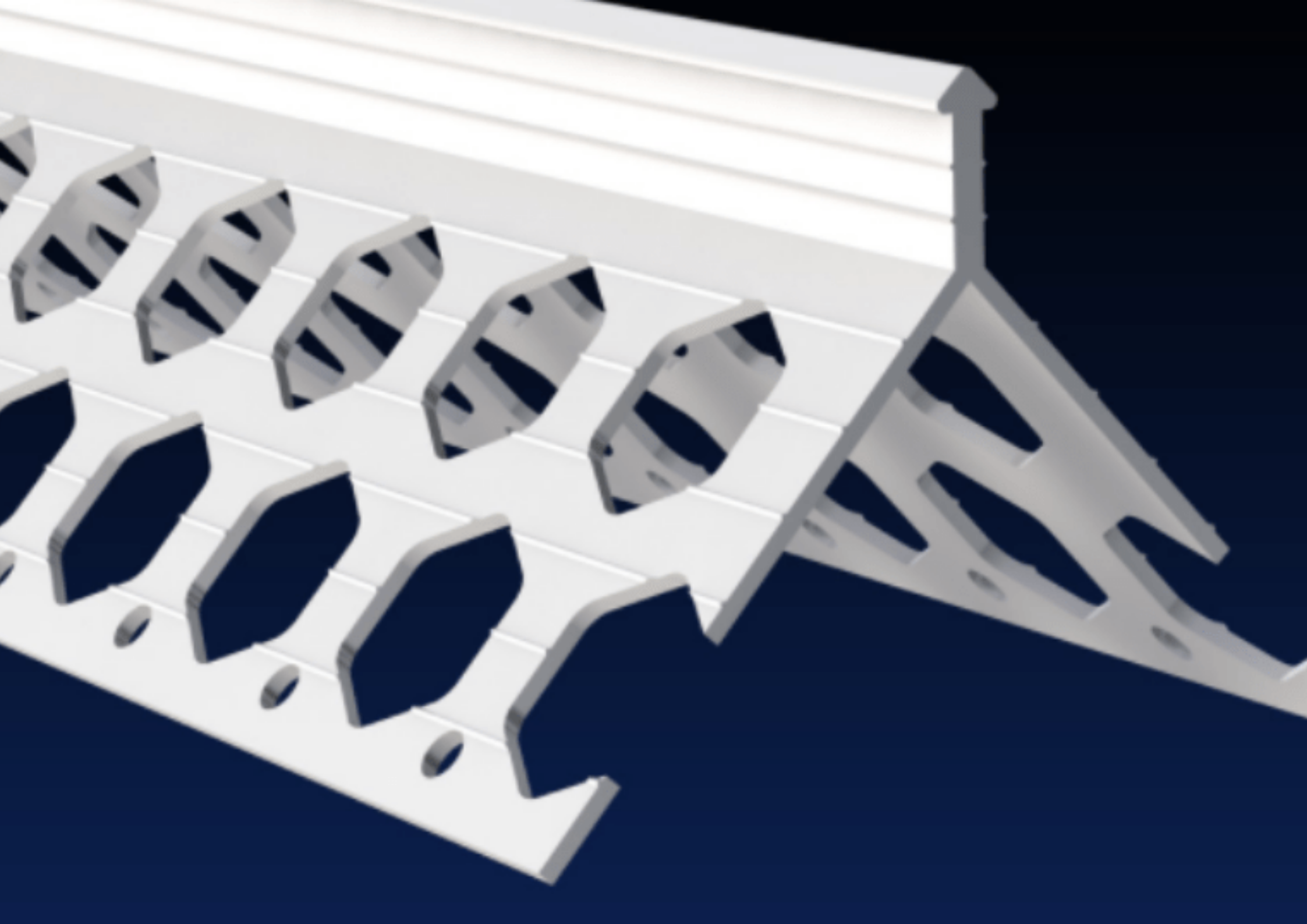 bmdgroup WHITE X 25 Wemico C10 PVC Corner Bead 2.5m