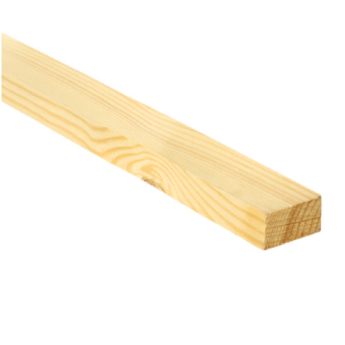 Builders Merchant Direct Construction Timber PSE Timber 18mm x 44mm x 2400mm (2x1)