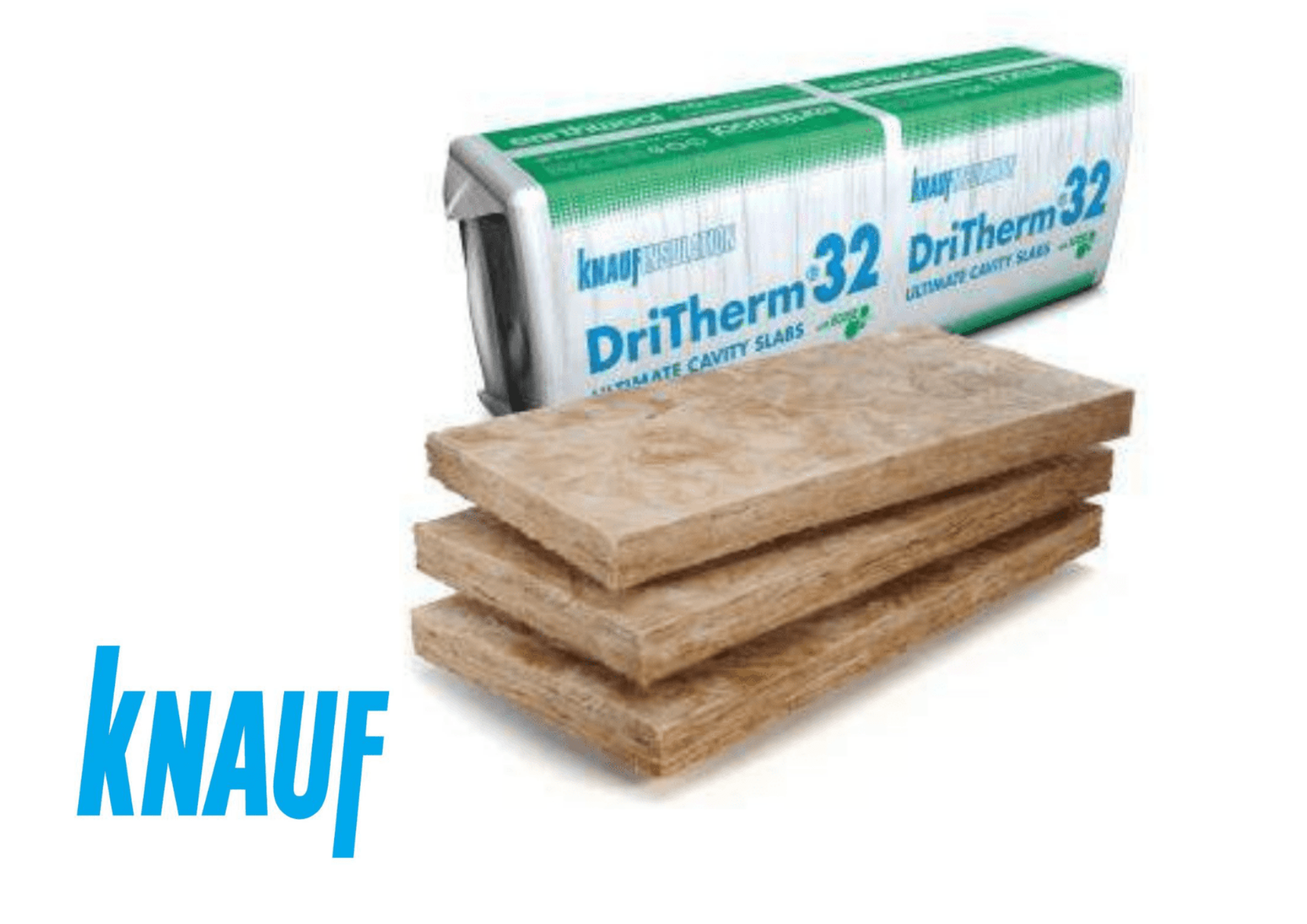 Knauf Knauf Dritherm 32 Glass Mineral Wool Insulation Knauf Acoustic Roll Insulation Earthwool - 75mm - 15sqm/ Roll | insulationuk.co.uk