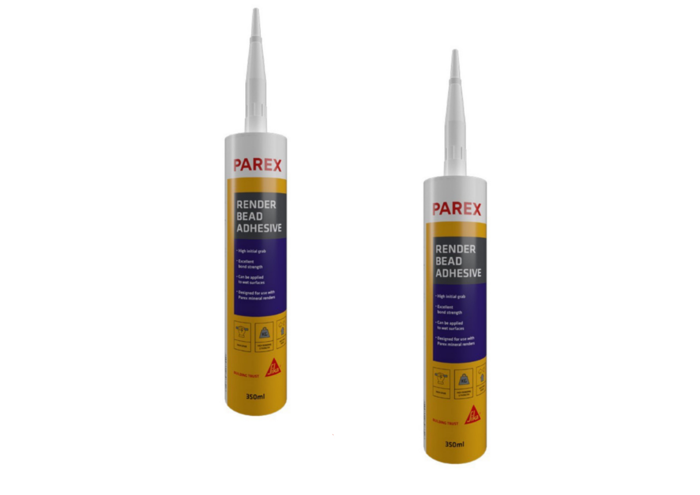 Parex Cement, Mortar & Concrete Mixes Parex Render Bead Adhesive 350ml