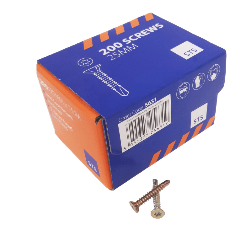 STS 200 x 25mm STS Fibre Cement Board Torx Screws