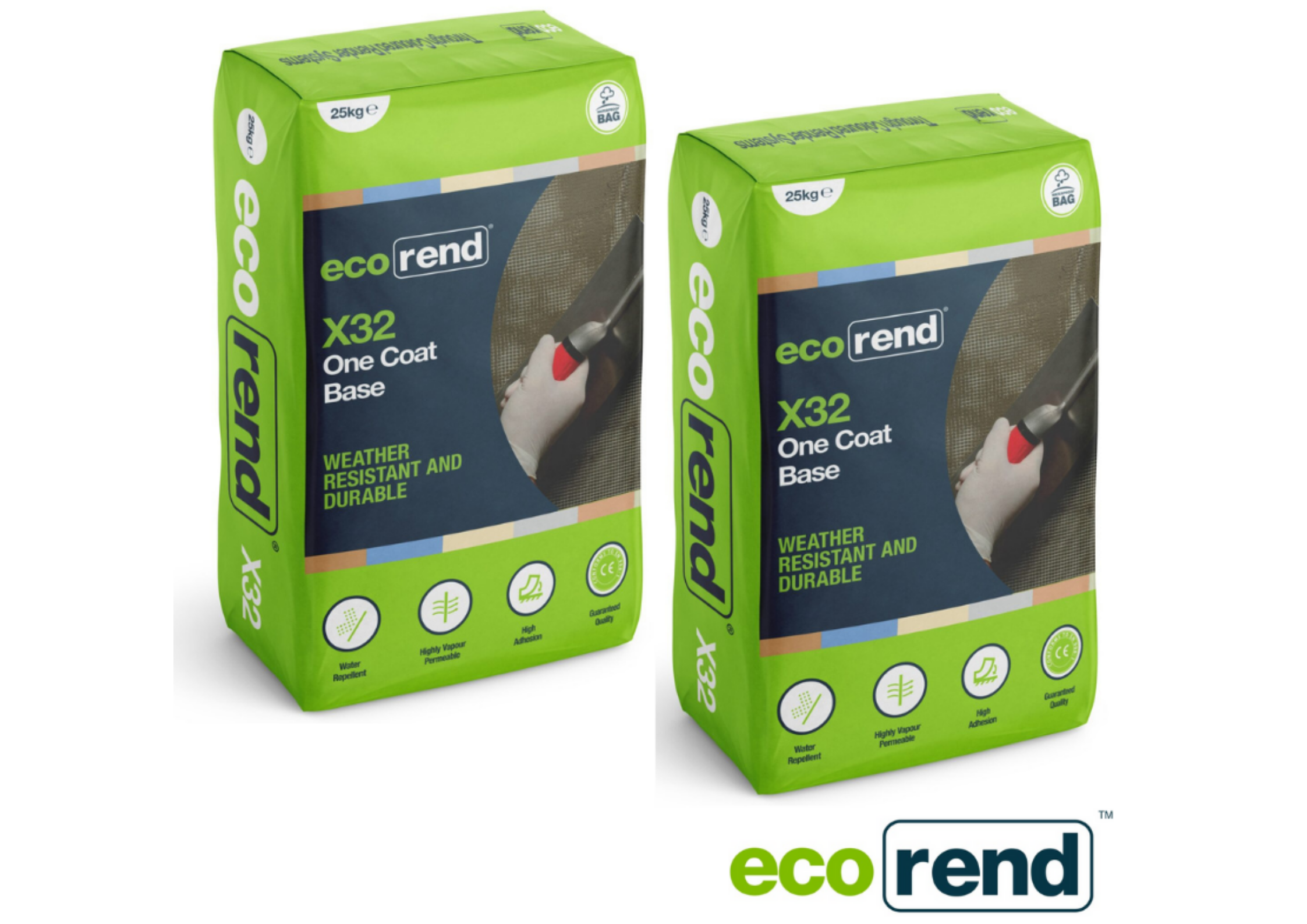 Eco Rend Ecorend X32 One Coat Base 25kg
