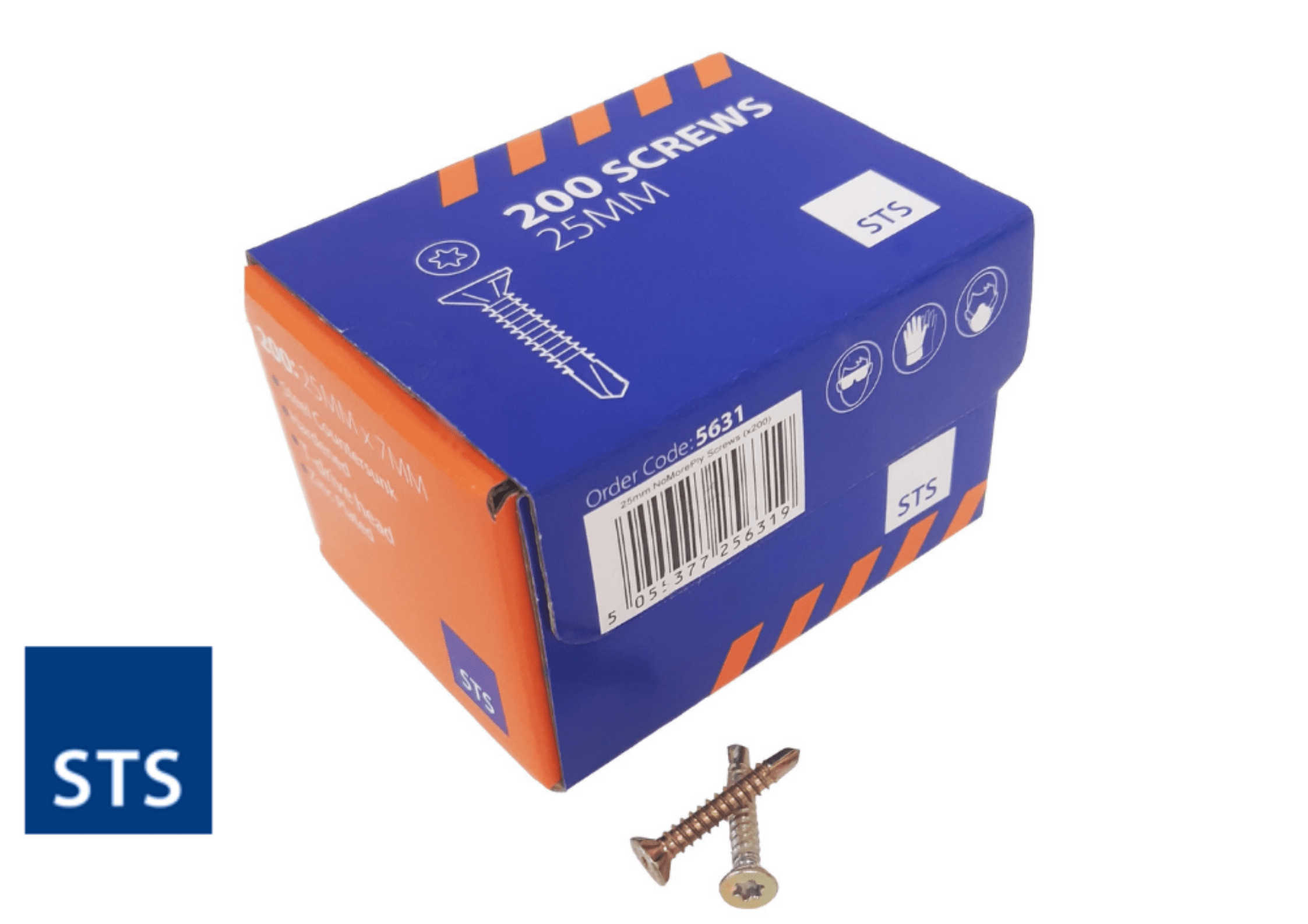 STS 200 x 25mm STS Fibre Cement Board Torx Screws IUK00973 STS CEMBER Render Board Screws 38mm | Insulationuk.co.uk